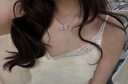VVIENNE WESTLOCK【代購現(xiàn)貨】西太后珍珠項(xiàng)鏈女土星經(jīng)典銀色帶鉆送女友 回形針 鎖骨鏈-銀色 曬單實(shí)拍圖
