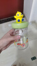babycare恐龍吸管水杯兒童吸管杯大寶寶直飲杯幼兒園小學水壺淺草青 曬單實拍圖