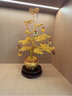 ZOCI玄關(guān)擺件輕奢高檔入戶入門正對(duì)發(fā)財(cái)樹純手工編織搖錢樹工藝品家居 高55厘米搖錢樹送掛件＋底座 曬單實(shí)拍圖