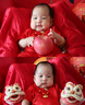 G.DUCKKIDS小黃鴨嬰兒衣服夏季中國(guó)風(fēng)新生兒連體衣男抓周女寶寶周天周歲禮服 紅色 66cm 尺碼建議0-3個(gè)月8-12斤 曬單實(shí)拍圖