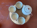 尚言坊汝窯功夫茶具整套帶茶盤高檔家用辦公陶瓷茶壺茶杯泡茶器具全套裝 曬單實(shí)拍圖