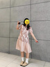 MsShe【重工剪花拼接天絲】大碼女裝2025夏裝胖mm新中式連衣裙子 柔霧粉色現貨 偏小半個(gè)碼 2XL 曬單實(shí)拍圖