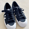 adidas NIZZA PLATFORM厚底增高運(yùn)動(dòng)帆布鞋男女阿迪達(dá)斯三葉草   一號(hào)黑/白   36 曬單實(shí)拍圖
