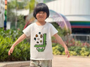 兒童t恤定制兒童畫(huà)畫(huà)作品打印衣服孩子手繪圖衣服涂鴉定制親子裝 白色 量體定制 130cm 【推薦體重45-56斤】 曬單實(shí)拍圖