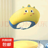 嬰兒洗頭帽兒童洗澡浴帽寶寶洗澡洗頭發(fā)神器護耳洗發(fā)帽導流可調(diào)節(jié) 檸檬黃 曬單實拍圖