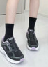 斯凱奇（Skechers）kids兒童  輕量云躍閃穿鞋緩震透氣舒適一腳蹬跑鞋輕盈透氣運(yùn)動(dòng)鞋 黑色Black 27.5 曬單實(shí)拍圖