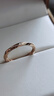 CRD克徠帝【現貨閃發(fā)】莫比烏斯環(huán)玫瑰金色鉆石對戒結婚男女鉆戒 18K金 男女同款 9-12號指圈 曬單實(shí)拍圖