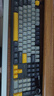 狼蛛（AULA）F108pro客制化機(jī)械鍵盤(pán)有線/藍(lán)牙/2.4G無(wú)線三模連接全配列Gasket結(jié)構(gòu)RGB燈效游戲辦公鍵盤(pán)家用設(shè)備 F108pro星夜黑-聽(tīng)雨軸 曬單實(shí)拍圖