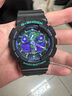 卡西歐G-SHOCK海洋之心 防震防水運(yùn)動男士手表石英表 變色龍腕表送男友 GA-100BL-1ADR 曬單實(shí)拍圖