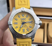 百年靈（BREITLING）【二手99新】百年靈男表 復仇者系列 自動(dòng)機械B01機芯 黃狼夜間任務(wù)黑鳥(niǎo)夜光運動(dòng)二手奢侈品正品瑞士名表 A17319101I1X1【45表徑】黃狼 曬單實(shí)拍圖