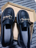 大東秘語(yǔ)皮鞋女款2025年最新款百搭真軟皮厚底樂(lè )福鞋英倫風(fēng)一腳蹬女生單鞋 黑色 39 曬單實(shí)拍圖