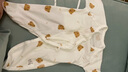 貝瑞加（Babyprints）新生兒連體衣2件裝初生男女寶寶蝴蝶衣長袖純棉護肚哈衣 小熊52 曬單實拍圖