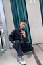 回力外套男士夾克春秋季新款工裝休閑茄克衫寬松男裝上衣服 黑色 XL 曬單實(shí)拍圖