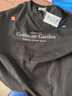 COLDSTONE Garden 四時(shí)花境花瓣春夏印花短袖T恤男女情侶國潮 黑色 XL 曬單實(shí)拍圖