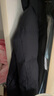 波司登（BOSIDENG）【反季】羽絨服新國標90絨男短款極簡疊搭氣質(zhì)廓形連帽保暖外套 黑色8056 S 170/92A 曬單實拍圖