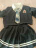 G.DUCKKIDS童裝女童春秋套裝兒童衣服中大童春裝學(xué)院風(fēng)百褶裙兩件套女孩服裝 套裝【送領(lǐng)帶】 130 建議120-130cm7-8歲 曬單實(shí)拍圖