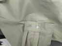 Hush Puppies【挺括柔軟】暇步士女裝2025夏季新款簡約基礎(chǔ)七分袖襯衫 淺春綠 M 曬單實拍圖