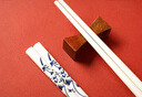 友來(lái)福陶瓷筷子中式高檔國(guó)風(fēng)青花防滑耐高溫便攜筷子家用筷子餐具送禮 【10雙禮盒裝】 曬單實(shí)拍圖