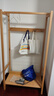 木墨（mumo） 衣帽架 工作室家具 全原實(shí)木落地掛衣架臥室玄關(guān)掛物架 紅橡木 850*443*H1650mm 曬單實(shí)拍圖