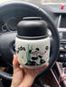 蝶然保溫飯盒寬口燜燒杯316L不銹鋼燜燒壺燜燒罐學(xué)生便攜上班帶飯 黑色熊貓 曬單實(shí)拍圖