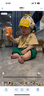 盾牌爸爸寶寶護(hù)頭防摔帽嬰幼兒學(xué)步跌倒防撞頭盔夏季透氣兒童頭部保護(hù)神器 曬單實(shí)拍圖