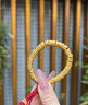 中國黃金（CHINA GOLD）黃金手鏈女款足金碎金子盤纏紅手繩七夕情人節(jié)生日禮物送女友老婆 盤纏手鏈 約5g+品牌禮盒 曬單實拍圖