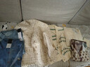 lagogo小馬刺繡牛仔襯衫女拉谷谷春秋新款元?dú)獐B穿外套顯瘦上衣 深牛仔藍(lán)(N2) M 曬單實(shí)拍圖