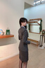 晨芙商務職業(yè)裝西服套裝男女氣質(zhì)西裝正裝白領4S店汽車銷售工裝工作服 女款西裝單件(備注顏色) L 曬單實拍圖