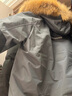 波司登（BOSIDENG）【反季】極寒加厚羽絨服90鵝絨男女情侶款工裝大毛領(lǐng)保暖外套 極地灰8270-加厚 L 170/92A 體重約130-150斤 曬單實拍圖