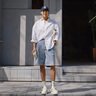 馬克華菲休閑鞋男2025夏季新款板鞋百搭時(shí)尚耐磨增高鞋男透氣舒適潮流網(wǎng)鞋 淺云白 41 曬單實(shí)拍圖