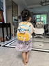 FILA斐樂兒童雙肩包小童輕量背包男女童幼兒園書包 馬鞭草黃 XS 曬單實拍圖
