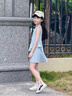 NICKYBABY女童連衣裙2025夏季新款兒童無袖背心涼感冰絲風(fēng)琴百褶速干網(wǎng)球裙 6142藍(lán)色 【連衣裙】 120 cm 曬單實(shí)拍圖