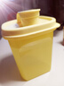 特百惠（Tupperware）迷你纖巧壺自制果飲男女學生夏季冷水壺飲料水杯子 香草黃350ml 曬單實拍圖