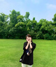 Lee Redpoi官方2025夏季新款星球印花純棉短袖t恤男女休閑半袖寬松衣服高端 黑色 L 曬單實拍圖