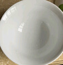 景德鎮(zhèn)官方陶瓷簡(jiǎn)約吃飯碗高溫白瓷家用盤湯碗瓷器新結(jié)婚喬遷搬家禮物 【經(jīng)典純白】月白-6英寸面碗*2 曬單實(shí)拍圖