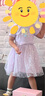 迪士尼女童連衣裙夏季女孩裙子兒童愛莎公主短袖網紗長裙LX81281 紫110 曬單實拍圖