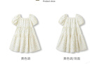 巴拉巴拉女童夏裝兒童連衣裙2024中大童碎花甜美裙子泡泡袖潮208224111036 曬單實拍圖