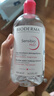 貝德瑪（BIODERMA）舒妍潔膚液明星同款卸妝水粉水500ml護膚品敏肌 曬單實拍圖