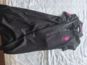 U.S. POLO ASSN.女士短袖POLO領(lǐng)白色連衣裙A版中裙寬松休閑長款T恤裙 黑色 L  曬單實拍圖