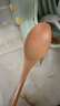 唐宗筷  櫸木小勺子19*3.7cm*2支裝 湯勺湯匙調(diào)羹攪拌勺 長(zhǎng)柄兒童輔食 曬單實(shí)拍圖