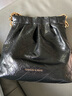 CHARLES&KEITH迷你菱格流浪包單肩斜挎雙肩包包女包生日七夕禮物CK2-60782390 Black黑色 S 曬單實(shí)拍圖