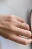卡地亞（Cartier）戒指男女同款 3.6毫米寬LOVE結(jié)婚對(duì)戒情侶婚戒 B4085000 18K黃金色 52 曬單實(shí)拍圖