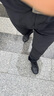 喬丹QIAODAN運動鞋男鞋減震舒適潮流革面保暖跑步鞋子男XM3570246B 曬單實拍圖