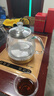 友家鋪?zhàn)樱˙iooner）37X23全自動(dòng)上水電熱水壺電茶壺大理石專用電茶爐燒水壺茶臺(tái)茶桌嵌入式茶具套裝 1L 底部上水金色-蒸茶款（37x23cm） 曬單實(shí)拍圖