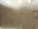 紫涵（ZIHAN）紫涵短袖西裝外套女夏季文藝通勤風(fēng)復(fù)古薄款垂感寬松西服 燕麥色 XS 曬單實(shí)拍圖