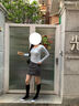 MJ STYLEU領(lǐng)開扣修身長袖T恤女2025年秋季女裝新款修身顯瘦親膚內(nèi)搭打底衫 曬單實拍圖