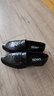 沙馳男鞋春季男士休閑皮鞋商務(wù)正裝透氣軟底一腳蹬紋理不規則 黑色不規則手抓紋 40 曬單實(shí)拍圖
