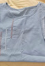 NASALIKE文藝復(fù)古短袖女刺繡棉麻圓領(lǐng)夏季新款寬松休閑T恤套頭上衣女 藍(lán)色 3XL 建議155-175斤 曬單實(shí)拍圖
