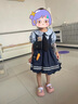 G.DUCKKIDS童裝洛麗塔公主裙女童連衣裙夏季朱迪兒童裙子兔子警官生日蓬蓬裙 朱迪裙子+裙撐 110 尺碼4~5歲【100-110cm】 曬單實(shí)拍圖