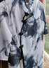 歌司朗舞蹈旗袍水墨畫(huà)服女彈力中國(guó)舞水墨古典舞練功服成人表演服演出服 雪紡裙褲 XL 曬單實(shí)拍圖